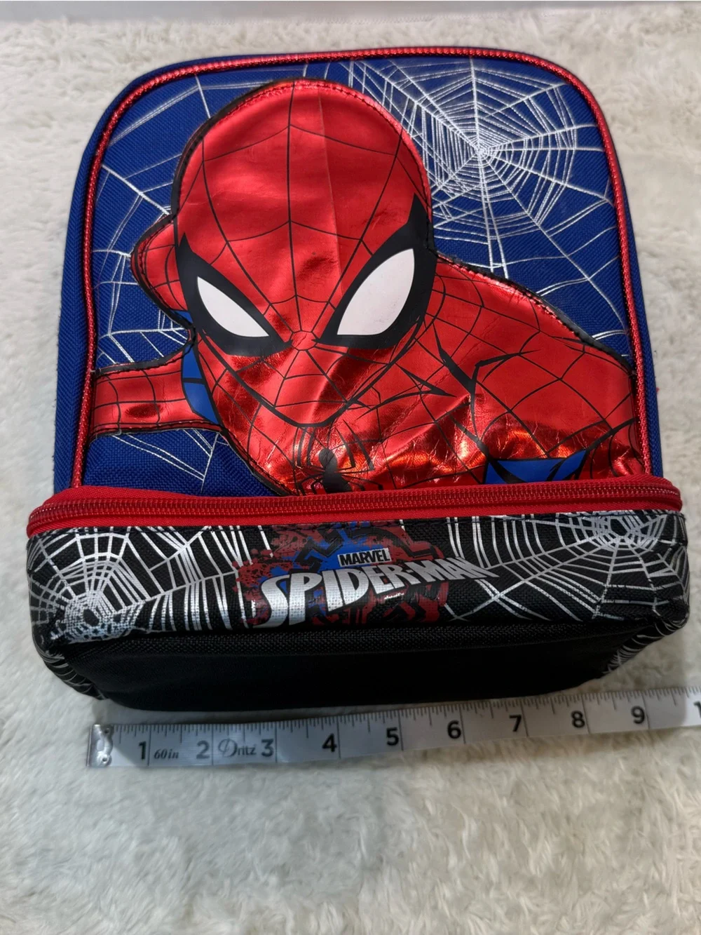 Marvel Spider-Man dual compartment drop bottom lunch box